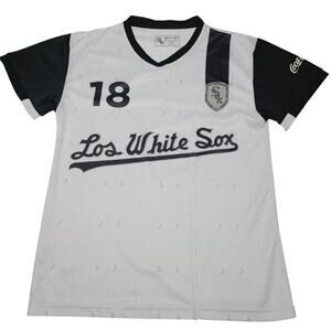 Chicago Los White Sox Soccer Style Jersey Shirt Men's Medium Coca Cola SGA